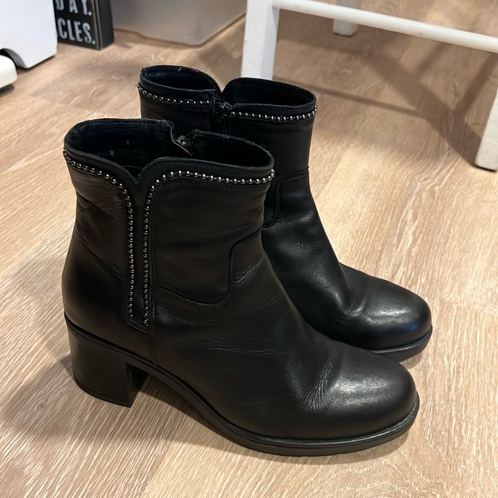 Black Heeled Booties